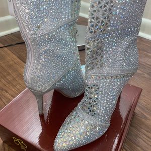 Bling heels size 8